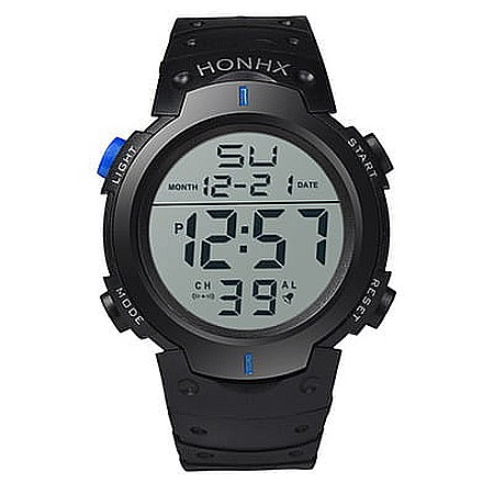 Ceas de barbati digital HONHX 9001 F cronograf quartz [3]