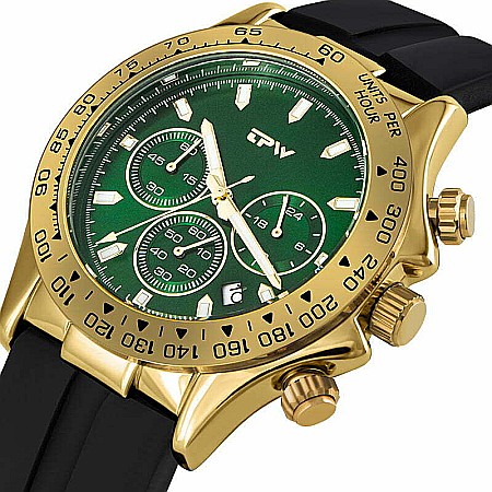 Ceas de barbati MBrands chronograf , afisaj data , mecanism japonez quartz [3]