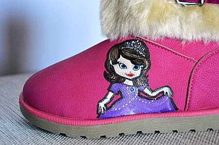 Cizme copii mbrands imblaniti , model UGG , pictura handmade, masura 30 [4]