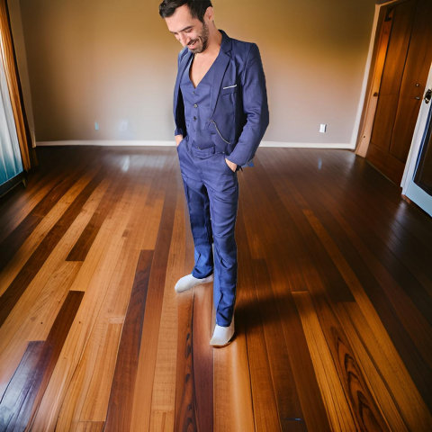 Costum barbati Mbrands bleumarin cu 3 piese, inchidere 1 nasture [7]