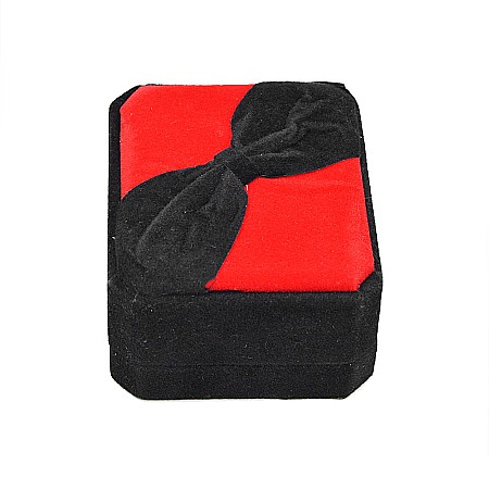 Cutie cadou pentru bijuterii neagra de catifea [1]