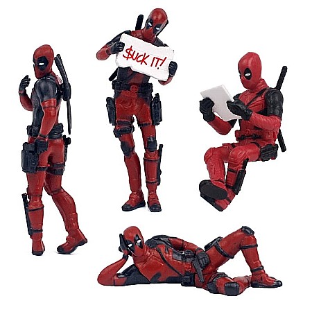 Figurina pentru masina Deadpool MBrands , diverse posturi [6]