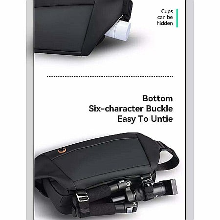 Geanta umar, borseta Mark Ryden Smart, display led, impermeabila, baterie inclusa, 26 x 17 x 8 cm [7]