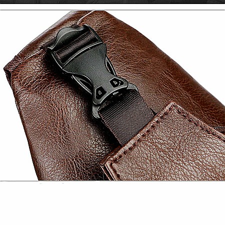 Geanta umar Smart MBrands din piele ecologica, impermeabila [6]