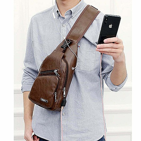 Geanta umar Smart MBrands din piele ecologica, impermeabila [15]