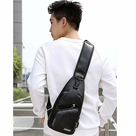 Geanta umar Smart MBrands din piele ecologica, impermeabila [4]