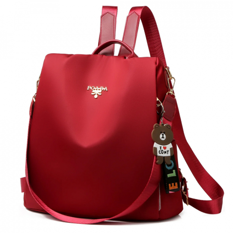 Ghiozdane | Genti - Ghiozdan de dama MBrands 2 in 1, impermeabil , antifurt , breloc ursulet