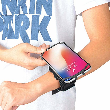 Husa Mbrands banderola telefon pentru brat/mana pentru alergat cu 360° rotire, Armband suport pentru brat smartphone jogging [4]