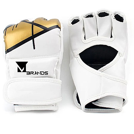 Manusi MMA Mbrands, culoare alb, intre 8oz-10oz [2]