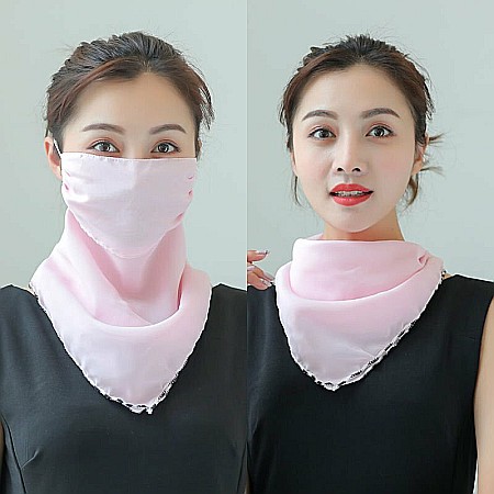 Masca protectie MBrands cu esarfa ,model floral [3]