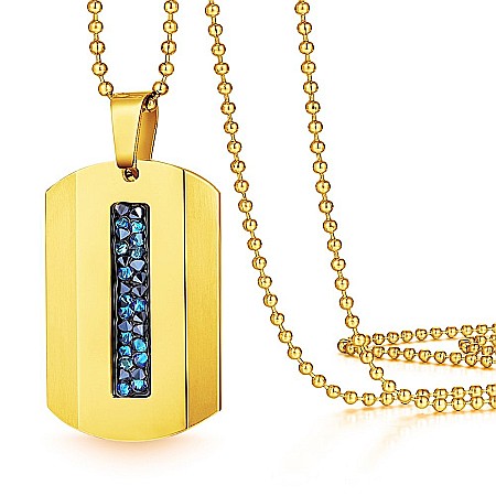 Alte Accesorii - Medalion fashion military cu cristale barbatesc MBrands Dog Tag