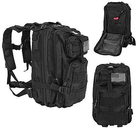 Rucsac army MBrands,  ,impermeabil, steag USA, 26L [0]