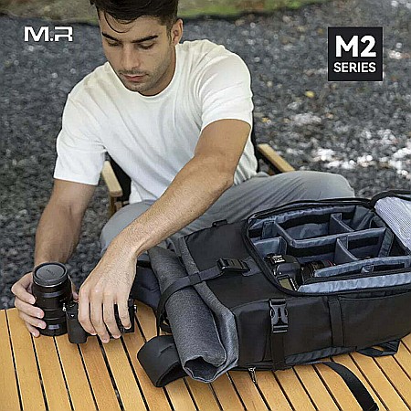 Rucsac barbati Mark Ryden pentru aparat foto si laptop cu extensie de 20 cm, impermeabil, compartiment laptop 15.6 inch [3]