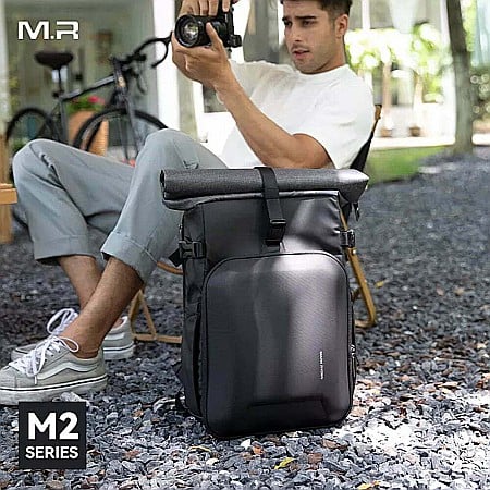Rucsac barbati Mark Ryden pentru aparat foto si laptop cu extensie de 20 cm, impermeabil, compartiment laptop 15.6 inch [5]