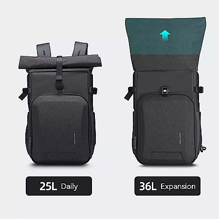 Rucsac barbati Mark Ryden pentru aparat foto si laptop cu extensie de 20 cm, impermeabil, compartiment laptop 15.6 inch [2]