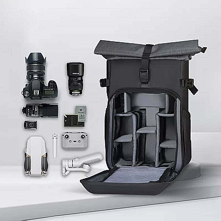 Rucsac | Geanta - Rucsac barbati Mark Ryden pentru aparat foto si laptop cu extensie de 20 cm, impermeabil, compartiment laptop 15.6 inch