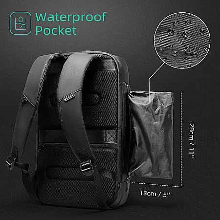 Rucsac barbati Mark Ryden Smart , Laptop de 15.6, full impermeabil, USB si micro USB, buzunar impermeabil si lacat [3]