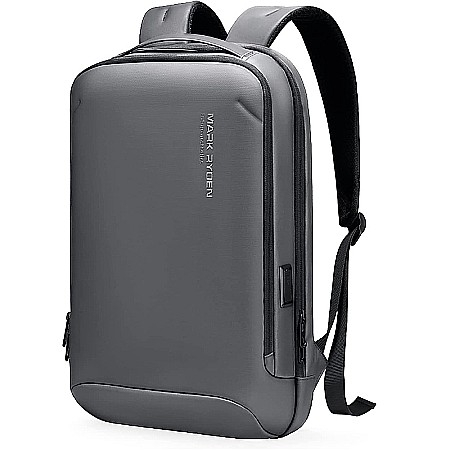 Rucsac | Geanta - Rucsac barbati Mark Ryden Smart , Laptop de 15.6, rezistent la apa USB si micro USB, slim, gri