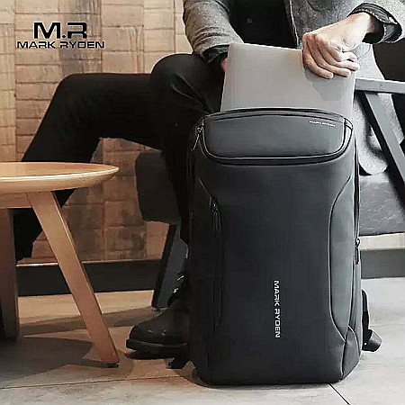 Rucsac barbati Mark Ryden Smart , Laptop de 17.3, full impermeabil, port USB, 30L, 50 x 30 x 20 cm [5]