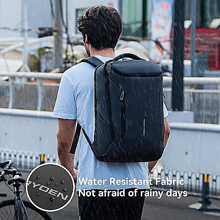 Rucsac barbati Mark Ryden Smart , Laptop de 17.3, rezist la apa, port USB, 32L, 50 x 30 x 20 cm, gri [2]