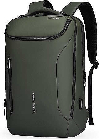 Rucsac | Geanta - Rucsac barbati Mark Ryden Smart , Laptop de 17.3, rezist la apa, port USB, 32L, 50 x 30 x 20 cm, verde