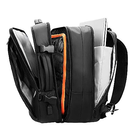 Rucsac Mark Ryden, bussiness port USB, buzunar laptop 17 inch, rezistent la apa, buzunar, extensibil, 34l [4]