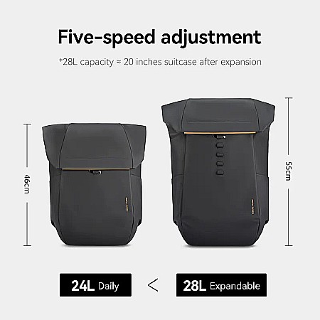 Rucsac Mark Ryden, rezistent la apa, compartiment laptop 17 , capacitate 24-28 L [1]