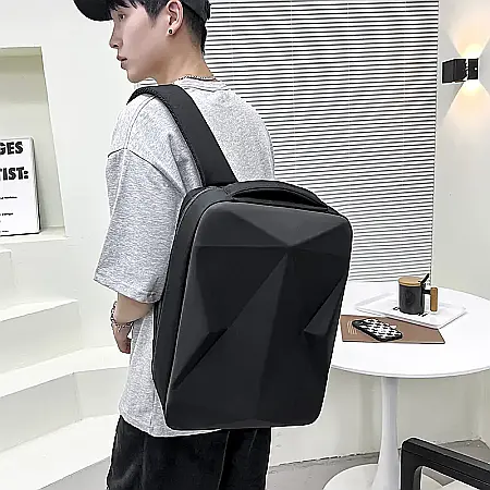 Rucsac MBrands 8801, hard shell, port usb , buzunar laptop 15.6 , slim [3]