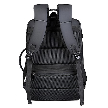 Rucsac MBrands Smart, port USB, buzunar laptop 15.6, impermeabil, capacitate mare cu extindere pana la 32L [4]