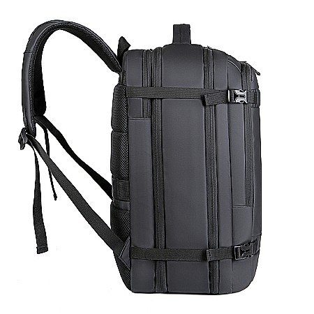 Rucsac MBrands Smart, port USB, buzunar laptop 15.6, impermeabil, capacitate mare cu extindere pana la 32L [3]