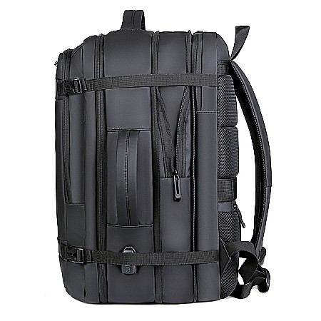 Rucsac MBrands Smart, port USB, buzunar laptop 15.6, impermeabil, capacitate mare cu extindere pana la 32L [2]