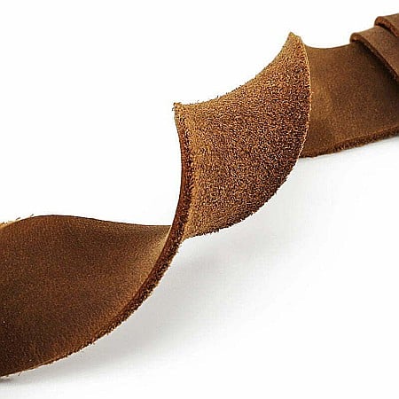 Set de barbati MBrands  ceas quartz cu data, curea din piele si bratara din piele [4]