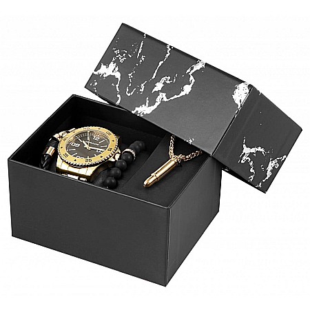 Set Excellanc de barbati, ceas bratari si colier [2]