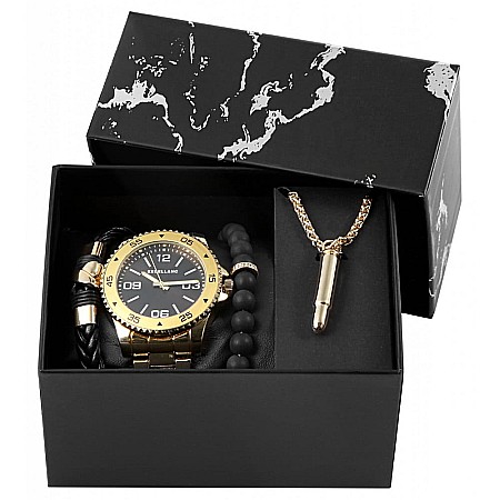 Set Excellanc de barbati, ceas bratari si colier [0]