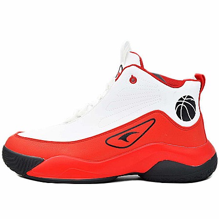 Sneakers Barbati Mbrands cu talpa flexibila hi tops, de baschet, alb [0]