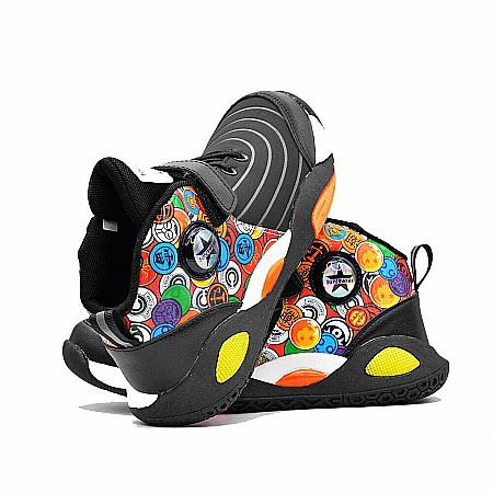 Sneakers Copii Mbrands Hi Tops cu talpa flexibila, culoare negru [1]