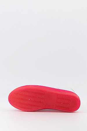 Sneakers Dama MBrands alb cu roz [1]
