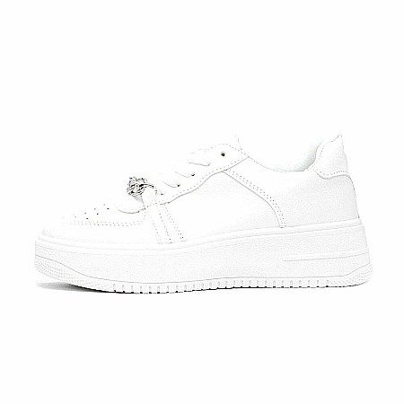 Sneakers Dama MBrands cu talpa flexibila, culoare alb, masura 36 [0]