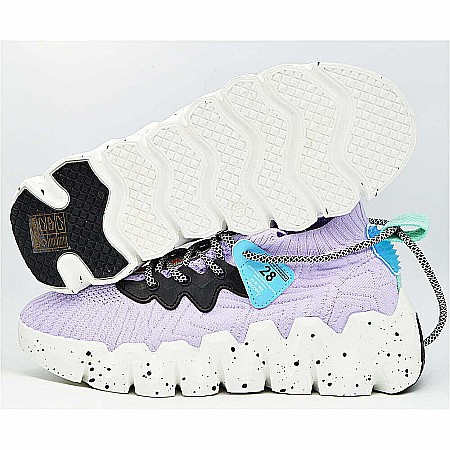 Sneakers Dama MBrands cu talpa flexibila, masiva, mov DH28 [2]