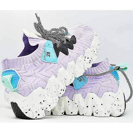 Sneakers Dama MBrands cu talpa flexibila, masiva, mov DH28 [3]