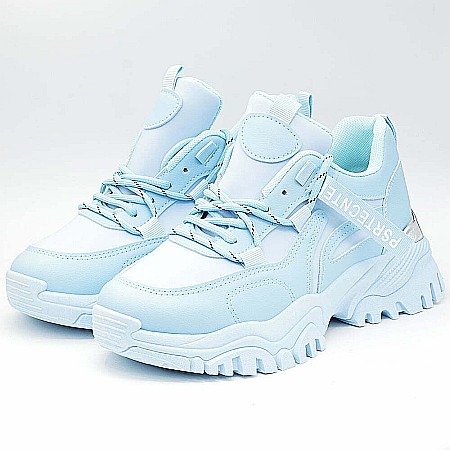 Sneakers Dama MBrands cu talpa flexibila si masiva, albastru ABC 337 [4]