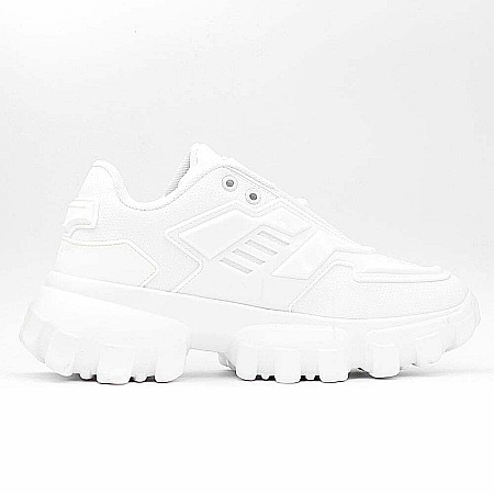 Sneakers Dama Moluccan cu talpa flexibila, alb complet H12 [1]