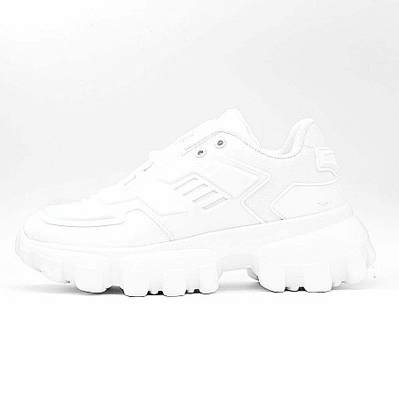 Sneakers Dama Moluccan cu talpa flexibila, alb complet H12 [0]