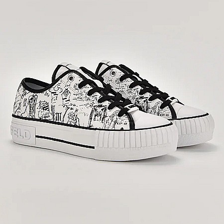 Încăltăminte Dama - Sneakers Karl Lagerfeld Kampus Max Sketchbook