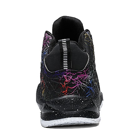 Sneakers pentru baschet MBrands, negru si pereche sosete [3]