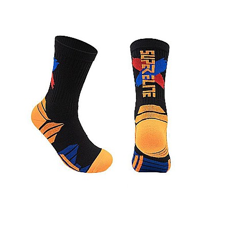 Sneakers pentru baschet MBrands, negru si pereche sosete [5]