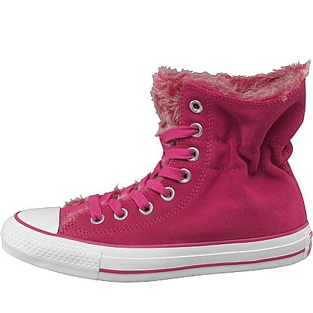 Încăltăminte Dama - Tenisi dama Converse Chuck Taylor ALL STAR Hi roz imblaniti