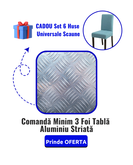 Tabla de aluminiu Striata