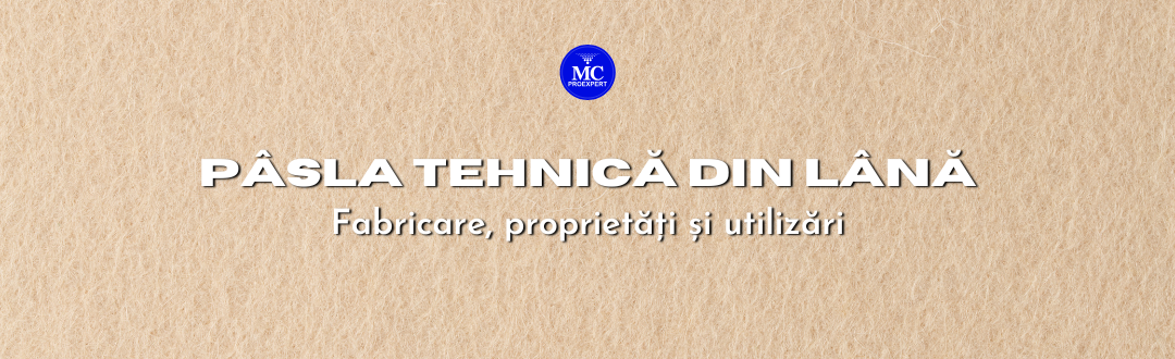 Pâslă Tehnică (din Lanuri Superioare) - Fabricare, proprietăți și utilizări