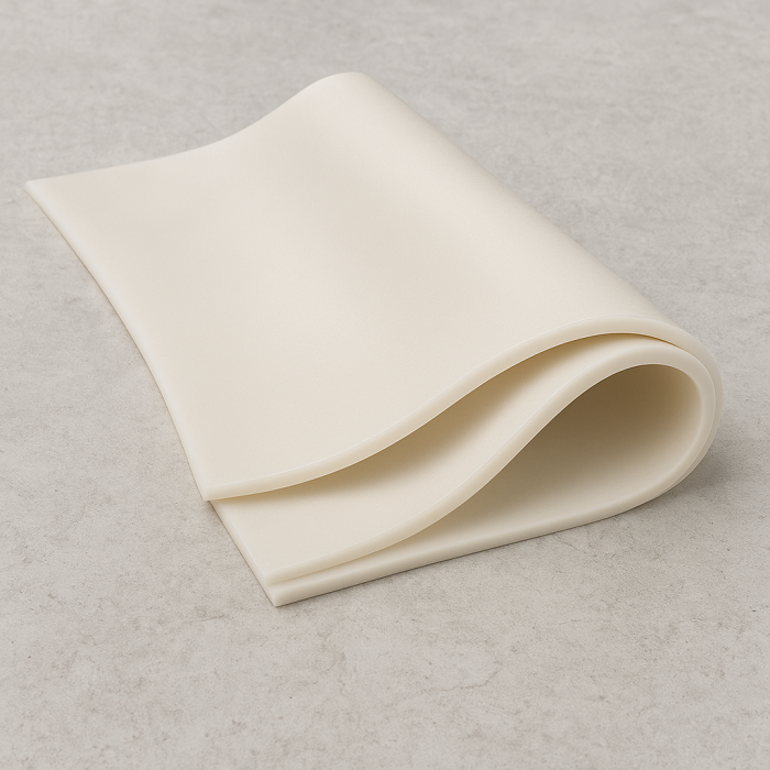 Covor Cauciuc Siliconic Alb 1 mm [4]